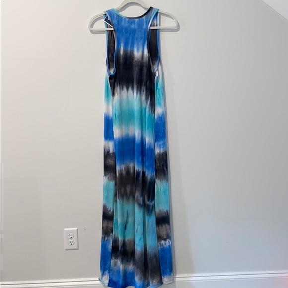 Cover Me Swim Blue Tie Dye Maxi Dress - Picture 2 of 4